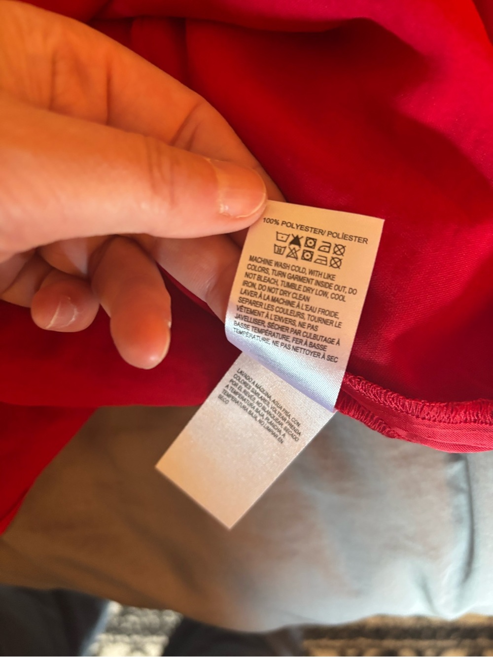 Lucky Brand Red Cutout Midi Slip Dress - Picture 7 of 7